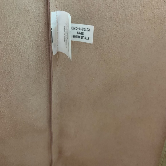 J.Crew Blush Pink Leather Tote & Matching Wallet 100% Genuine Leather - Picture 9 of 16